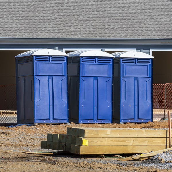 is there a specific order in which to place multiple porta potties in North Huntingdon